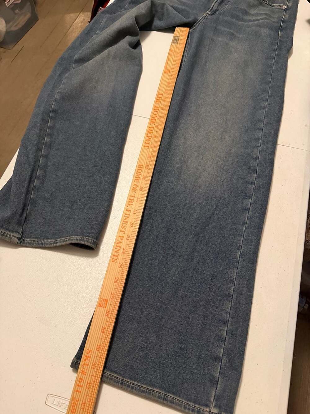 rag & bone Lori Full Length Wide Leg Jeans in Medium Wash Size 25 - Picture 7 of 9